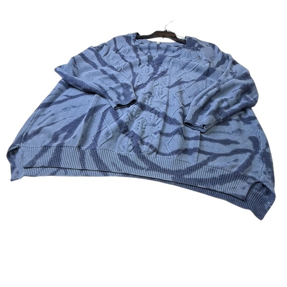 Wonderly Pullover V-Neck Tie Dye Style Sweater 4X - Picture 7 of 13